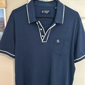 Men’s Original Penguin Performance shirt Size L. Navy Blue color.